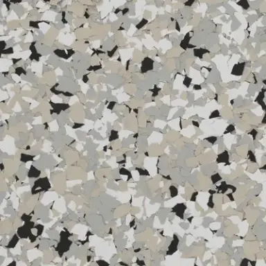 Cabin Fever flake blend swatch