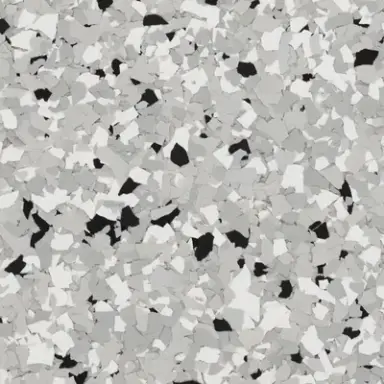 Feather Grey flake blend swatch