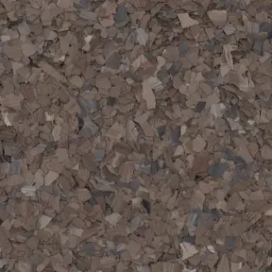 Garnet flake blend swatch