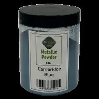 Cambridge Blue metallic pigment jar