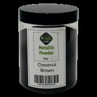 Chestnut Brown metallic pigment jar