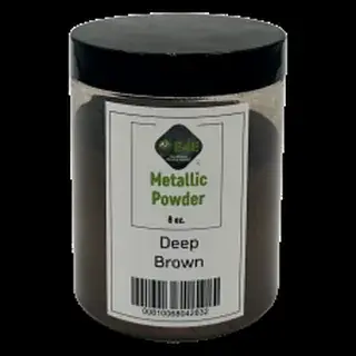 Deep Brown metallic pigment jar