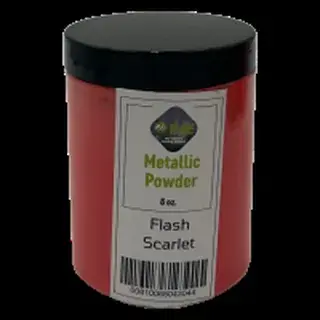Flash Scarlet metallic pigment jar