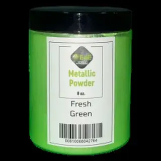 Fresh Green metallic pigment jar