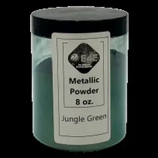 Jungle Green metallic pigment jar