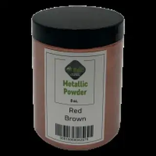 Red Brown metallic pigment jar