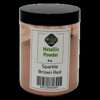 Sparkle Brown Red metallic pigment jar