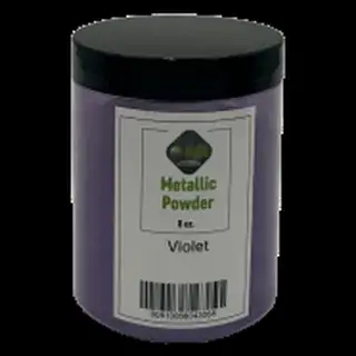 Violet metallic pigment jar