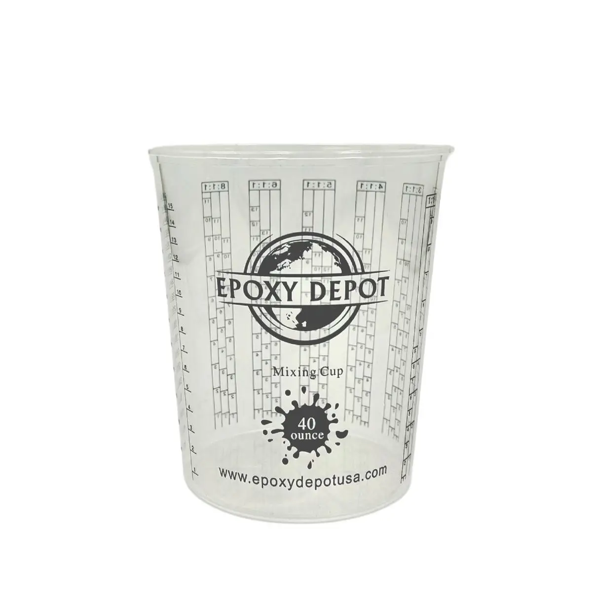 40 oz Epoxy Depot Mixing Containers (Eagle Craft)