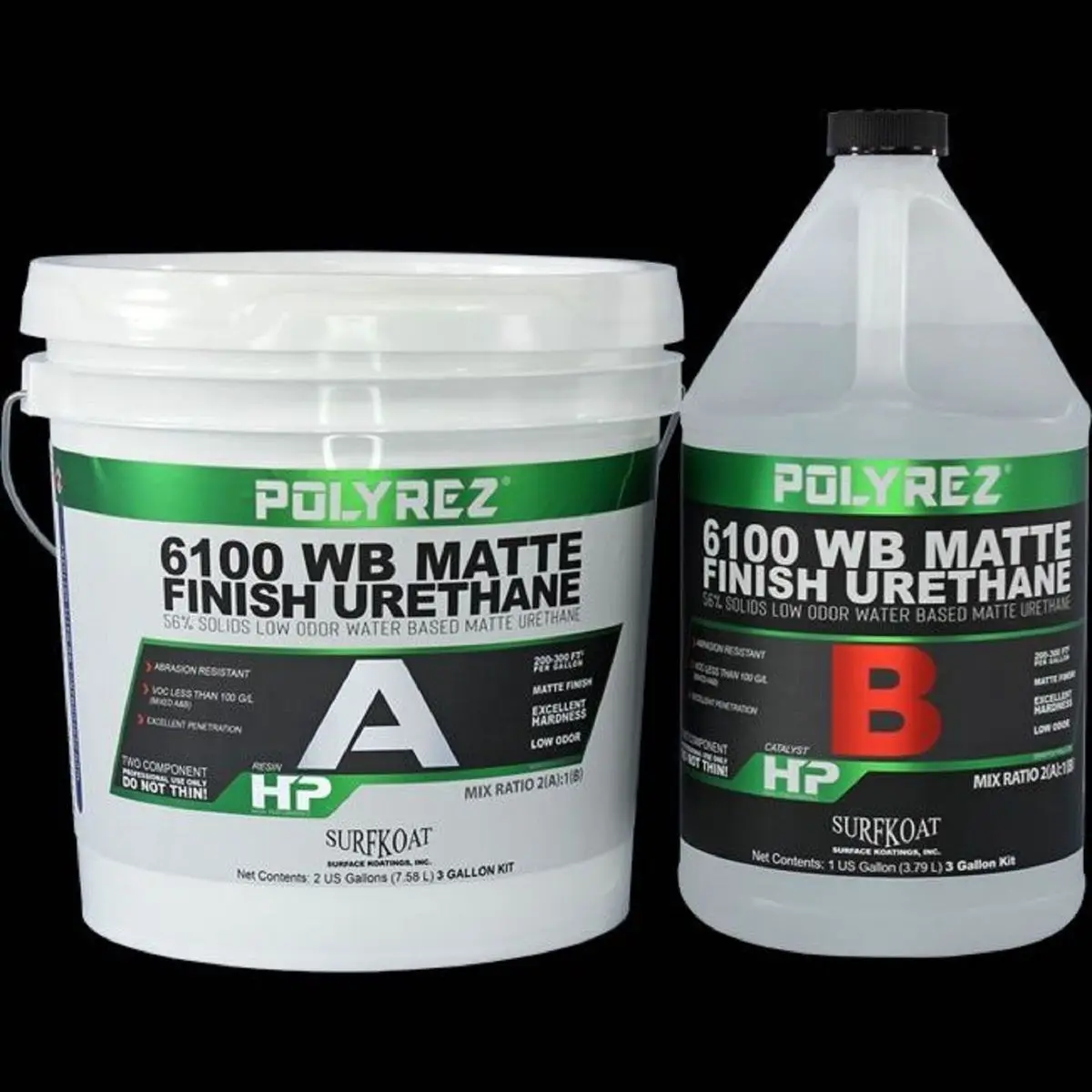 Polyrez 6100 Water-Based Urethane Matte (1.5 Gal)