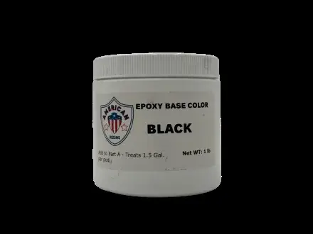 Black base color tub